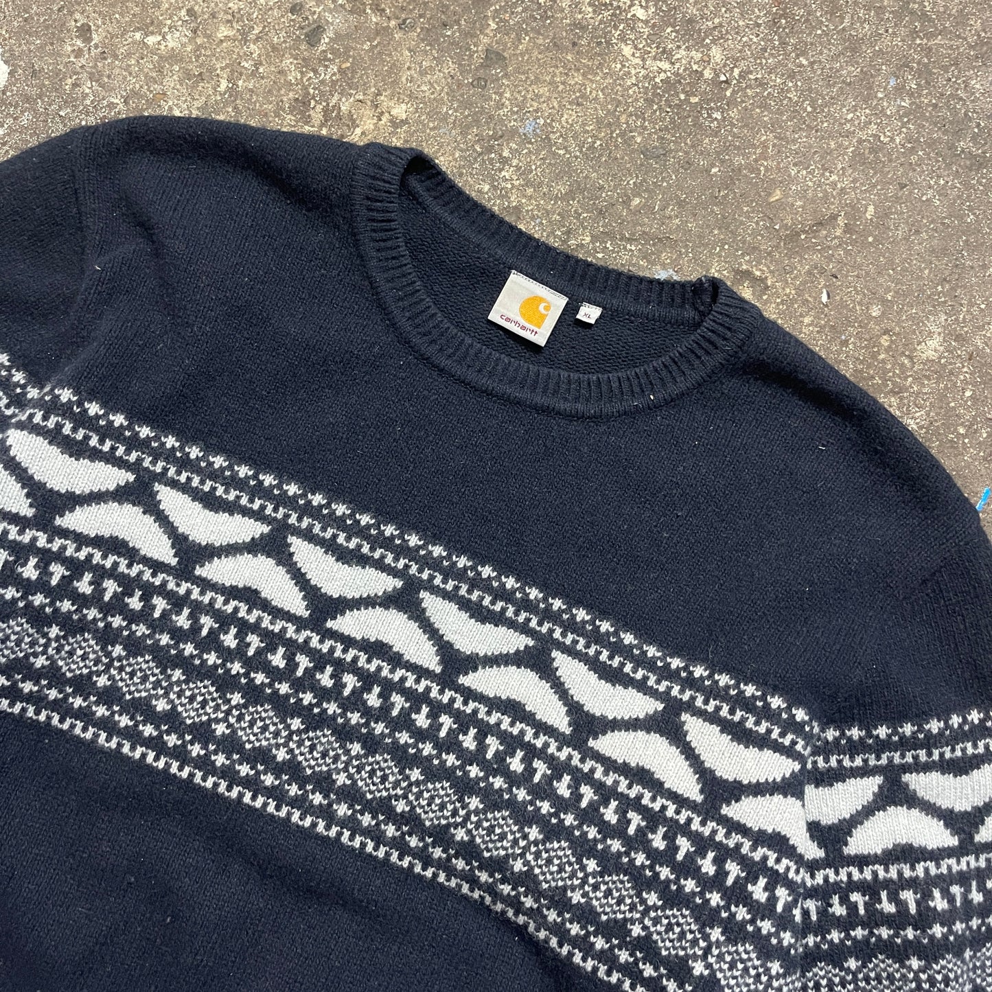 Vintage Carhartt Knit Sweater (XL)