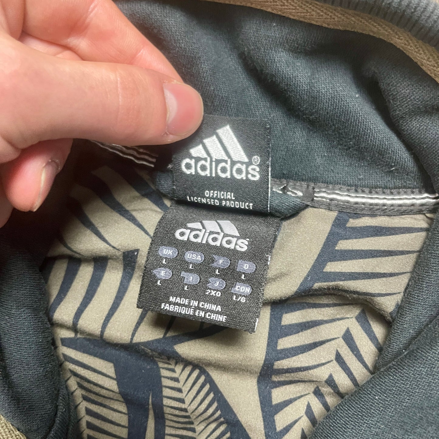 Vintage Adidas All Blacks Zipper (L)