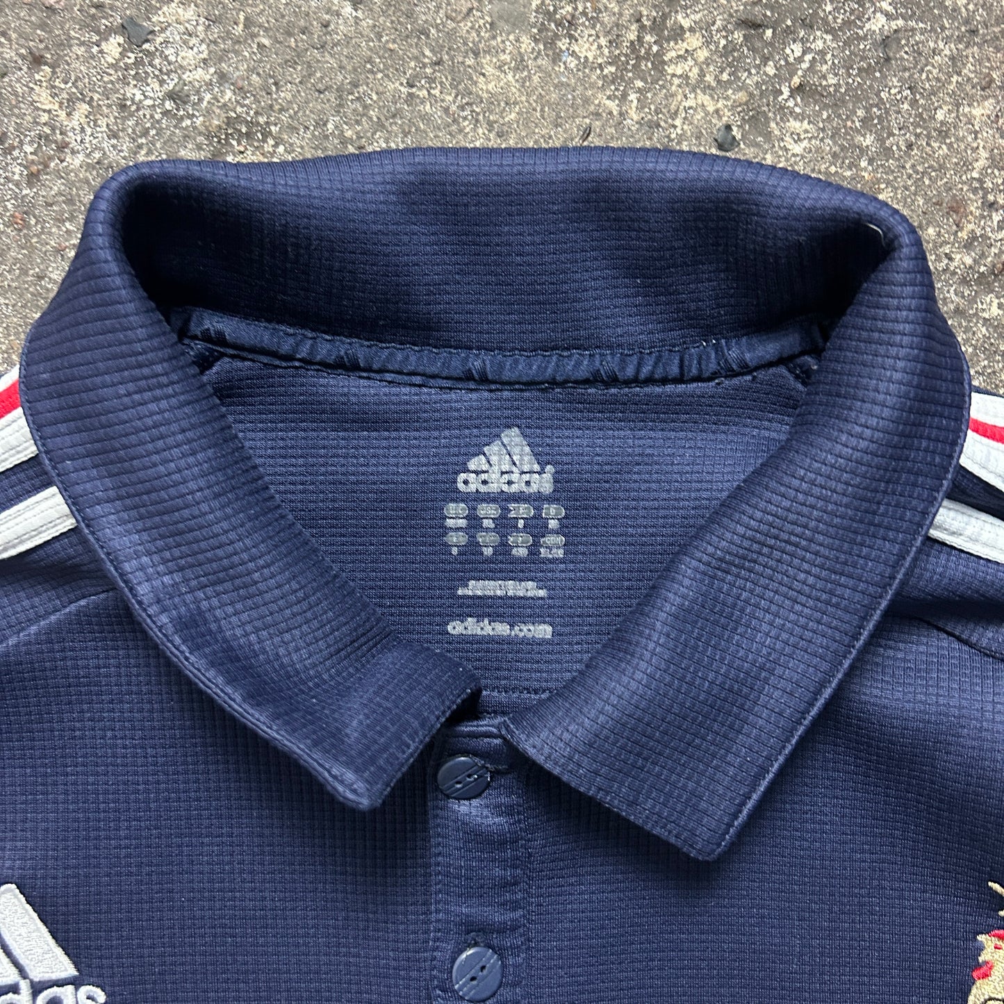 Vintage Adidas France Polo Shirt Jersey (XL)