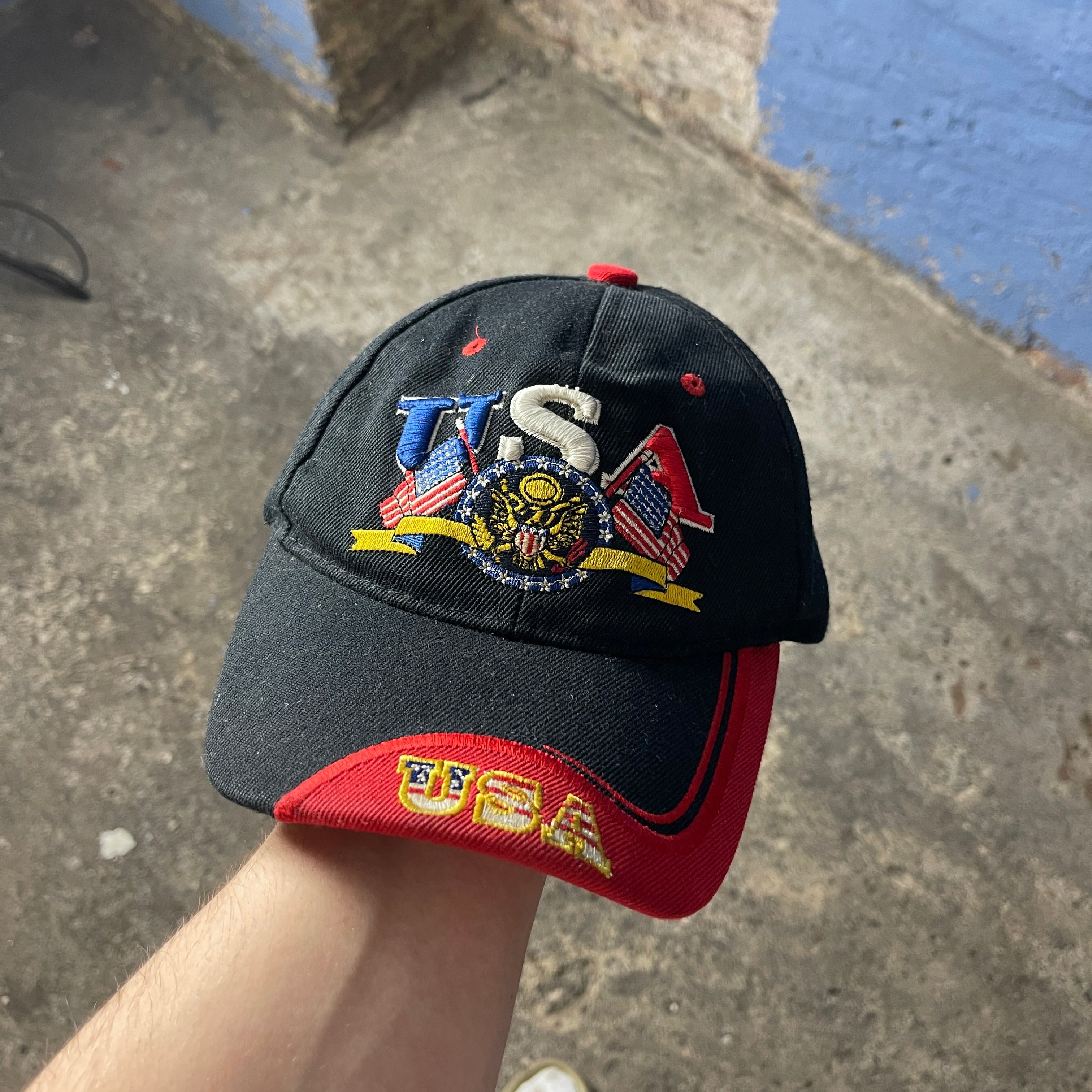 Mens Hats 1940s Usa Hat Vintage Mail Hat Vintage Snapback