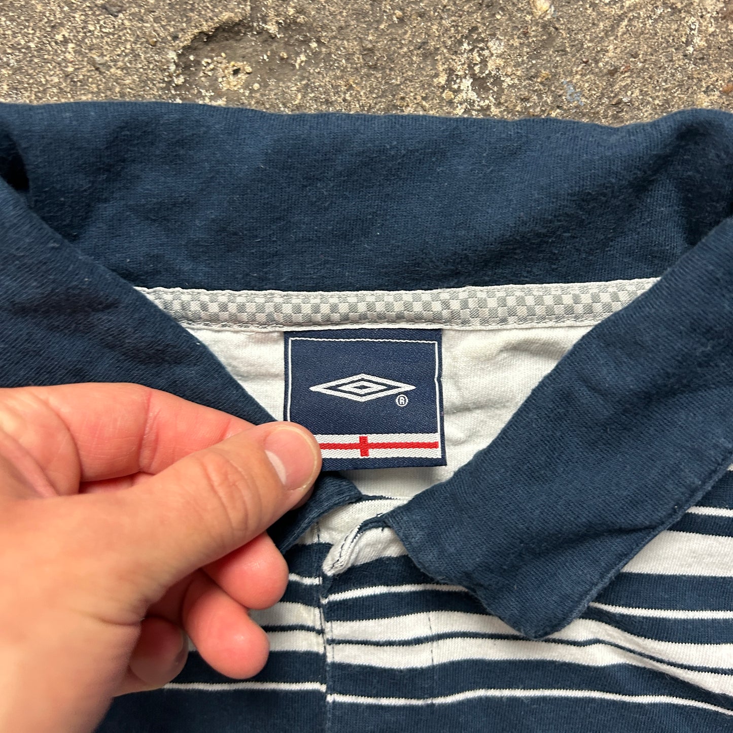 Vintage Umbro England Polo Shirt (XL)