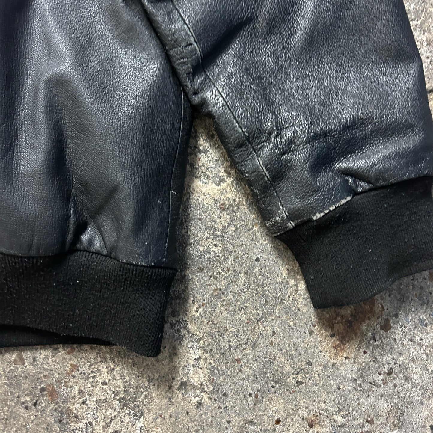 Vintage Leather Jacket (XL)