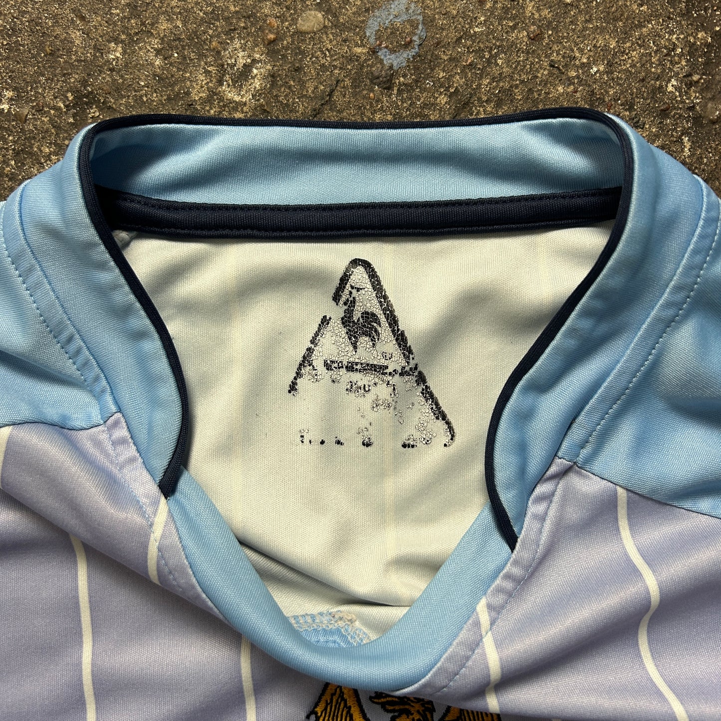 Vintage Le Coq Sportif ManCity Jersey (XL)