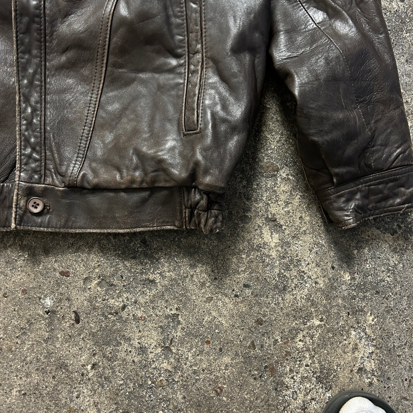 Vintage Leather Jacket (M)