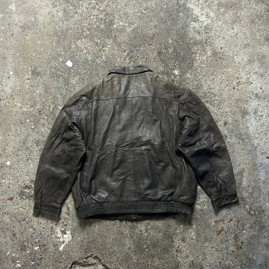 Vintage Leather Jacket (XXL)
