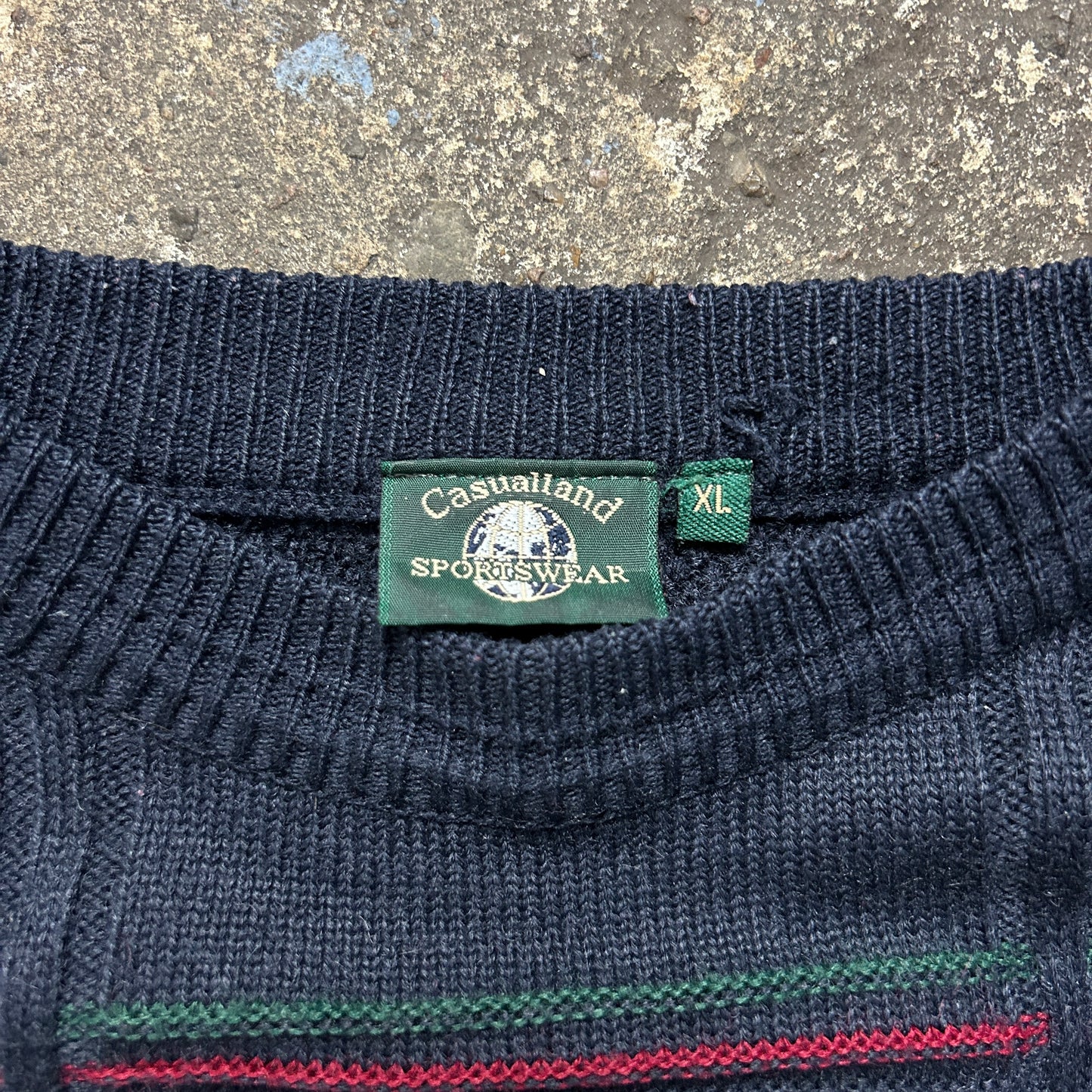 Vintage Knit Sweater (XL)