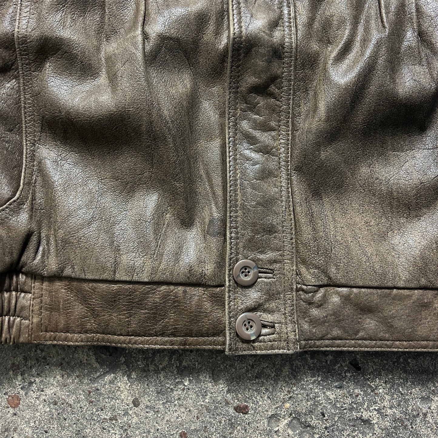 Vintage Leather Jacket (M)