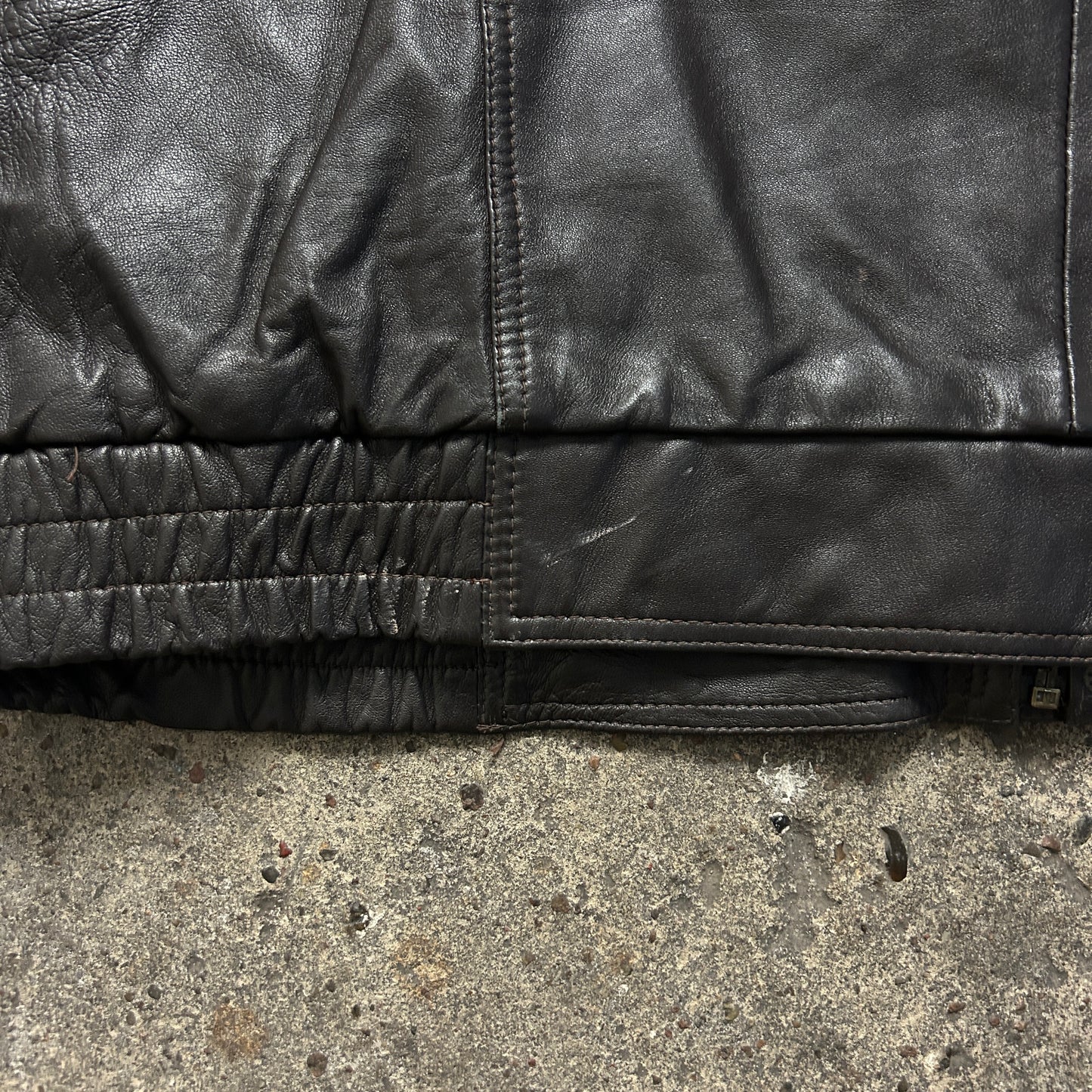 Vintage Leather Jacket (XXL)