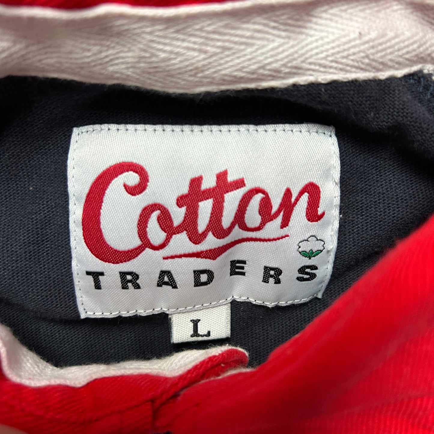 Vintage Rugby Polo Longsleeve England (L)