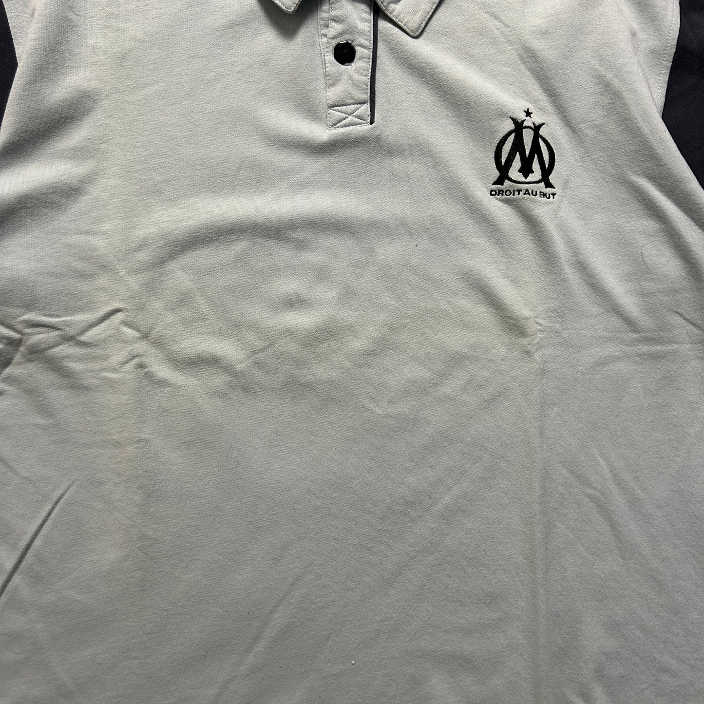 Vintage Adidas Olympique Marseille Polo Shirt (XL)