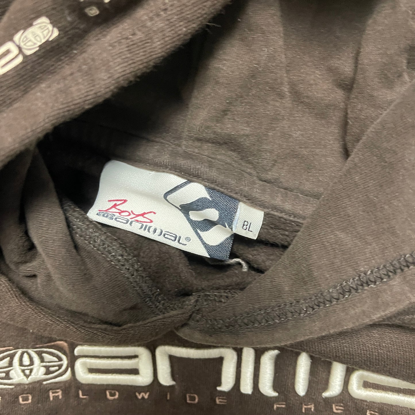 Vintage Animal Hoodie (S)