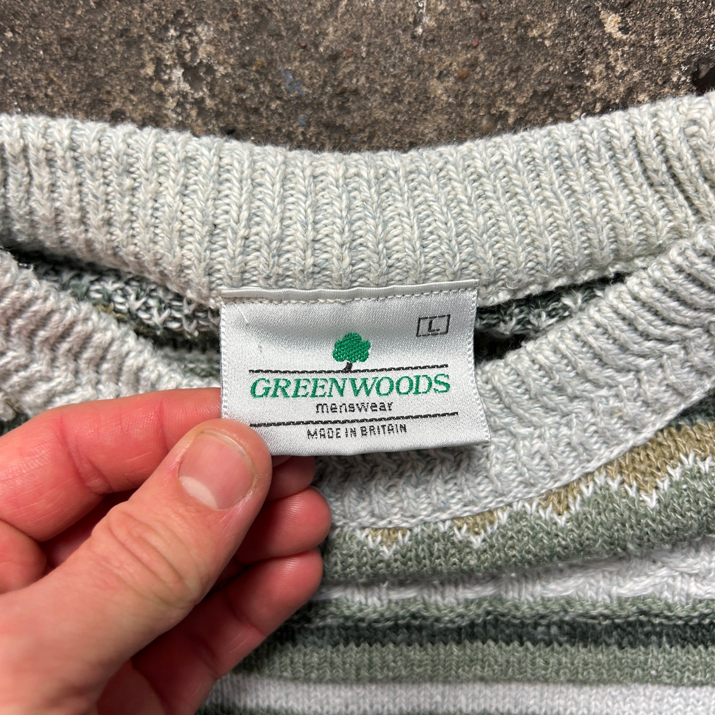 Vintage Knit Sweater (L)