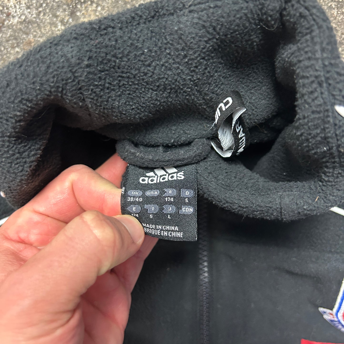Vintage Adidas Stoke City Fleece Sweater (S)