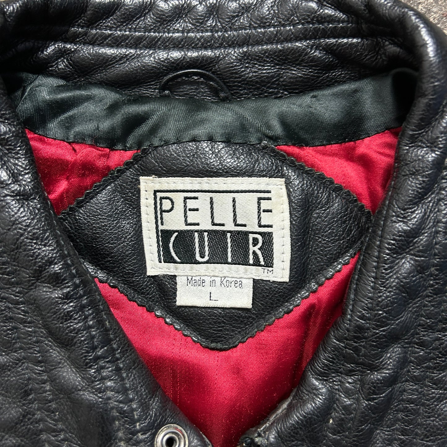 Vintage Leather Jacket (L)