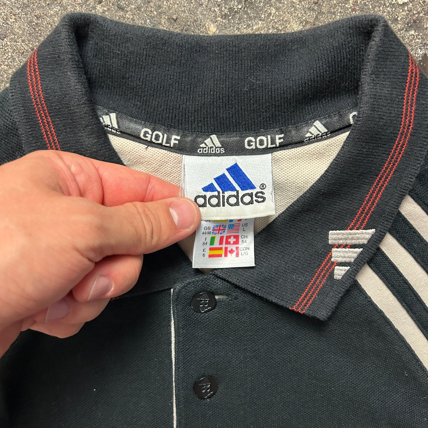 Vintage Adidas Golf Polo Shirt (L)