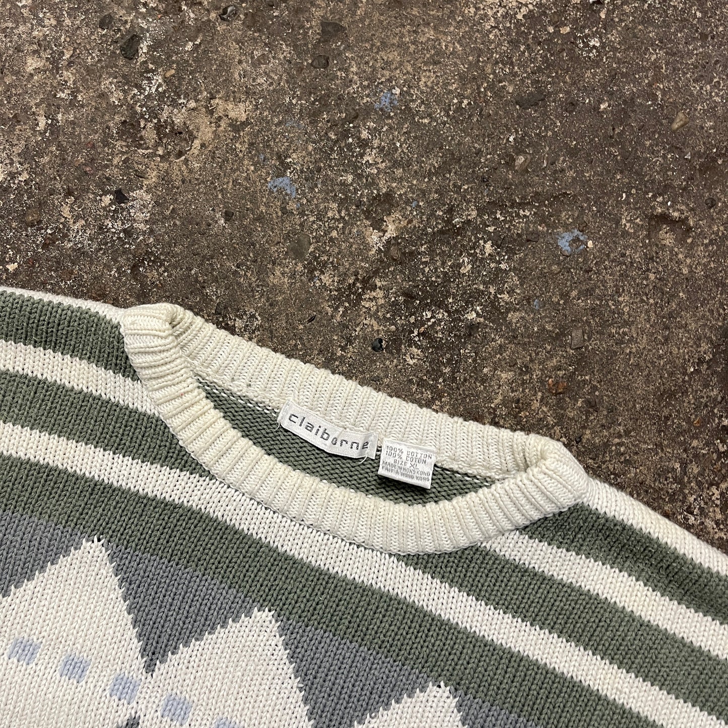 Vintage Knit Sweater (XL)