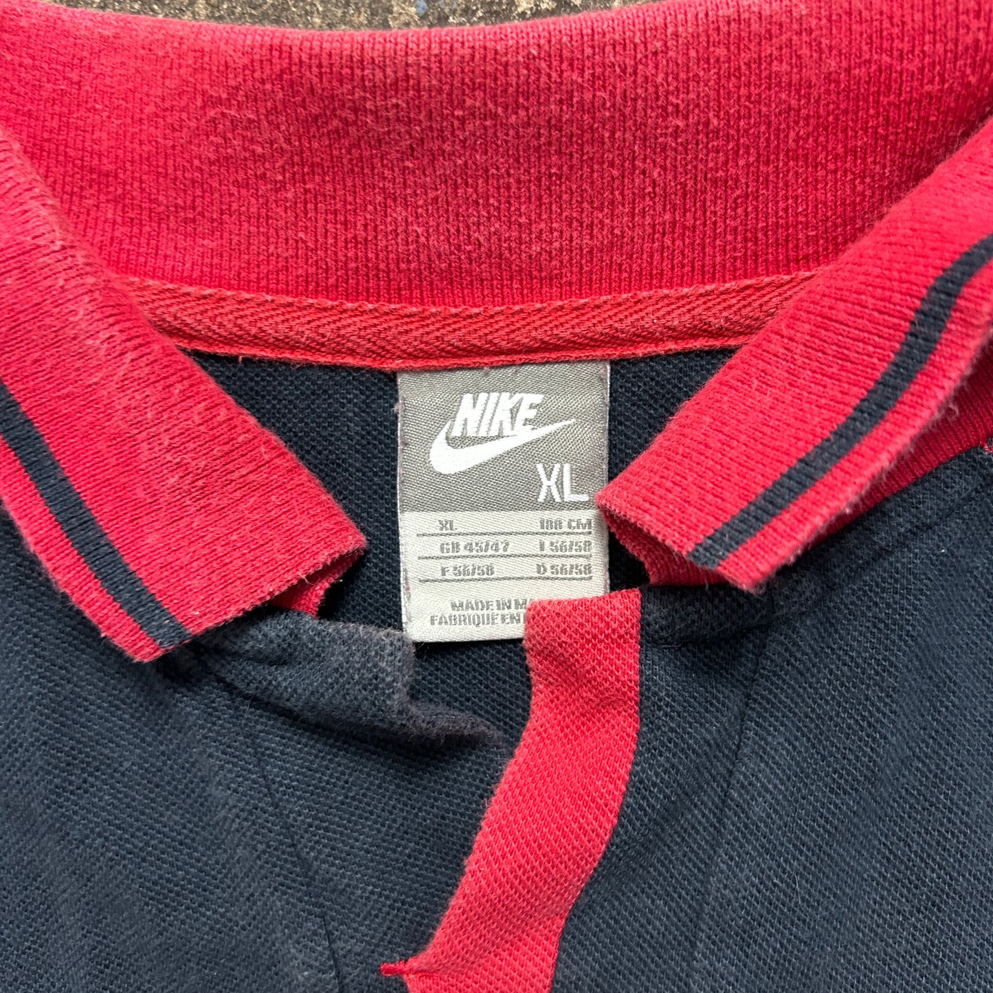 Vintage Nike PSG Polo Shirt (XL)