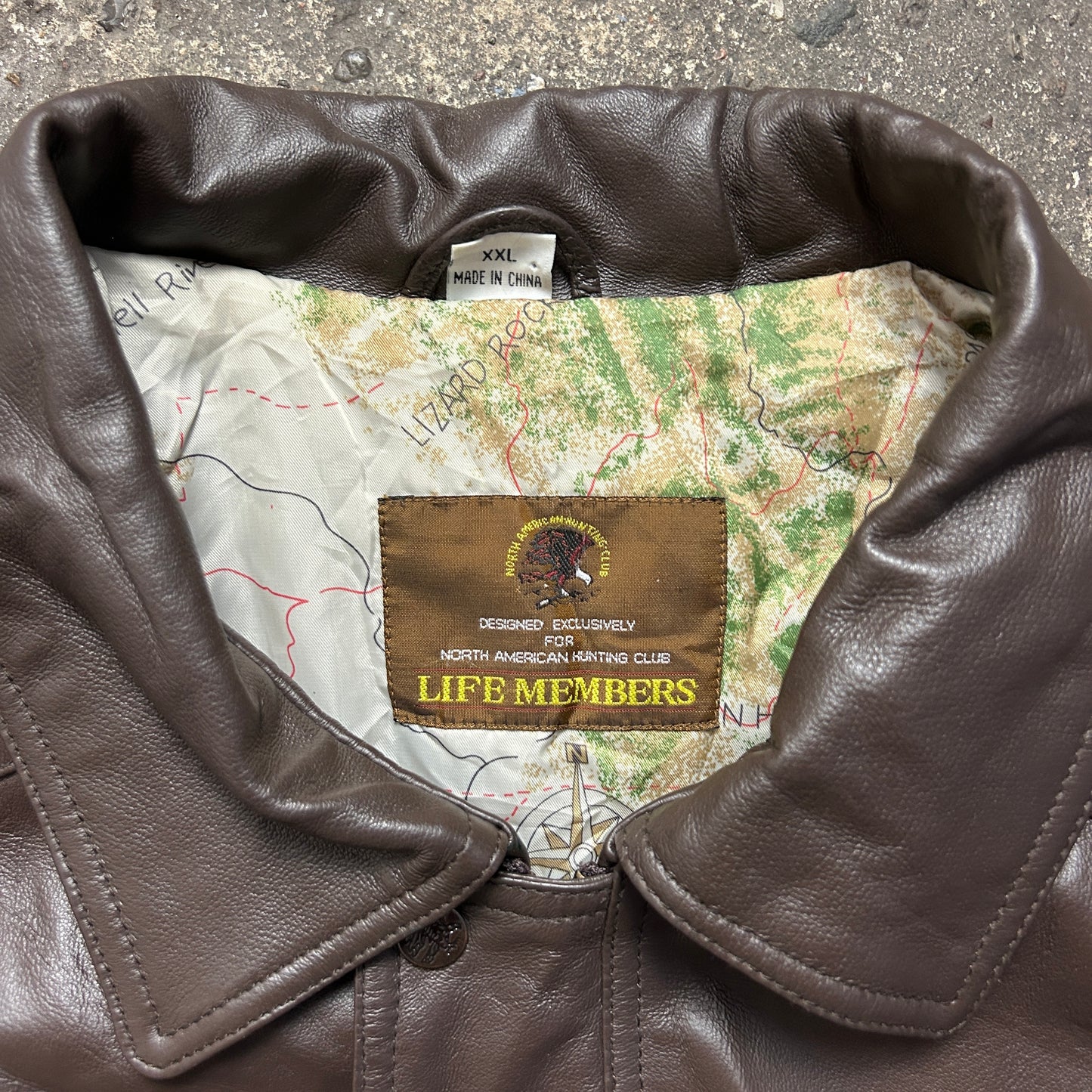 Vintage Leather Jacket (XXL)