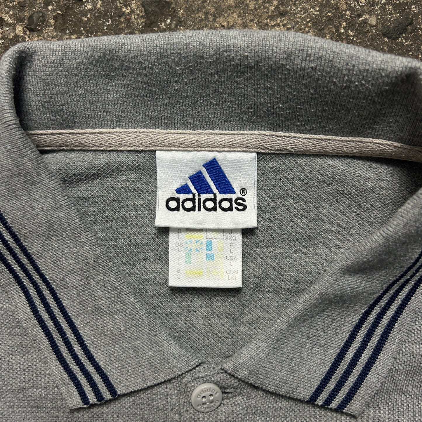 Vintage Adidas Yankees Polo Shirt (XL)