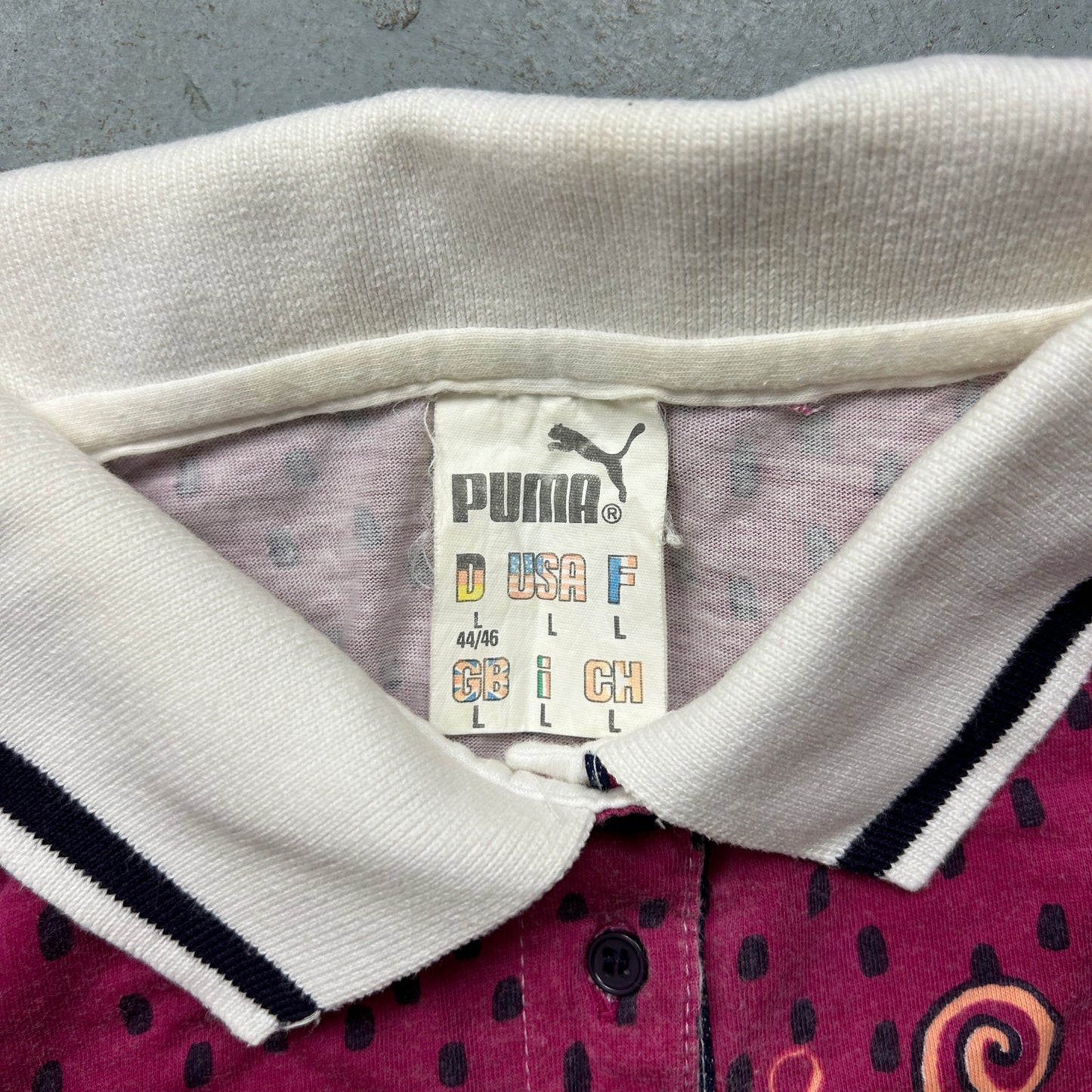 Vintage Puma Polo Shirt (L)