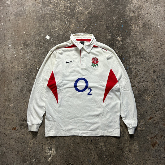 Vintage Nike England Rugby Longsleeve (XL)
