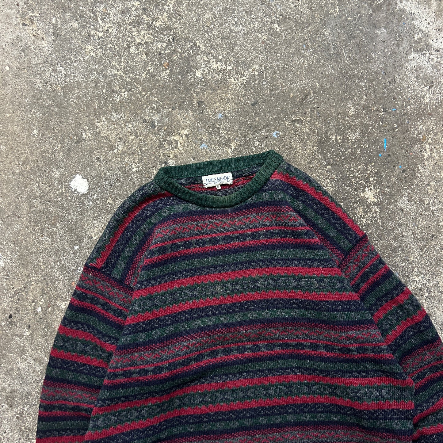 Vintage Knit Sweater (XL)