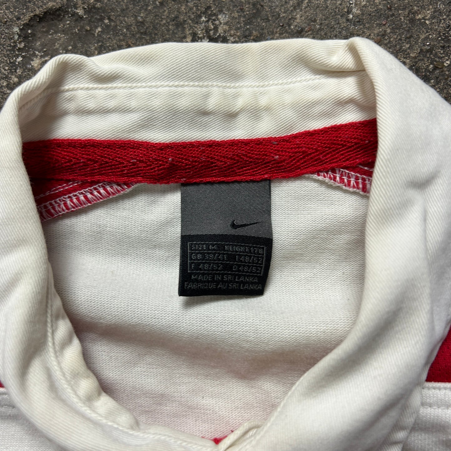 Vintage Nike England Rugby Polo Shirt (M)