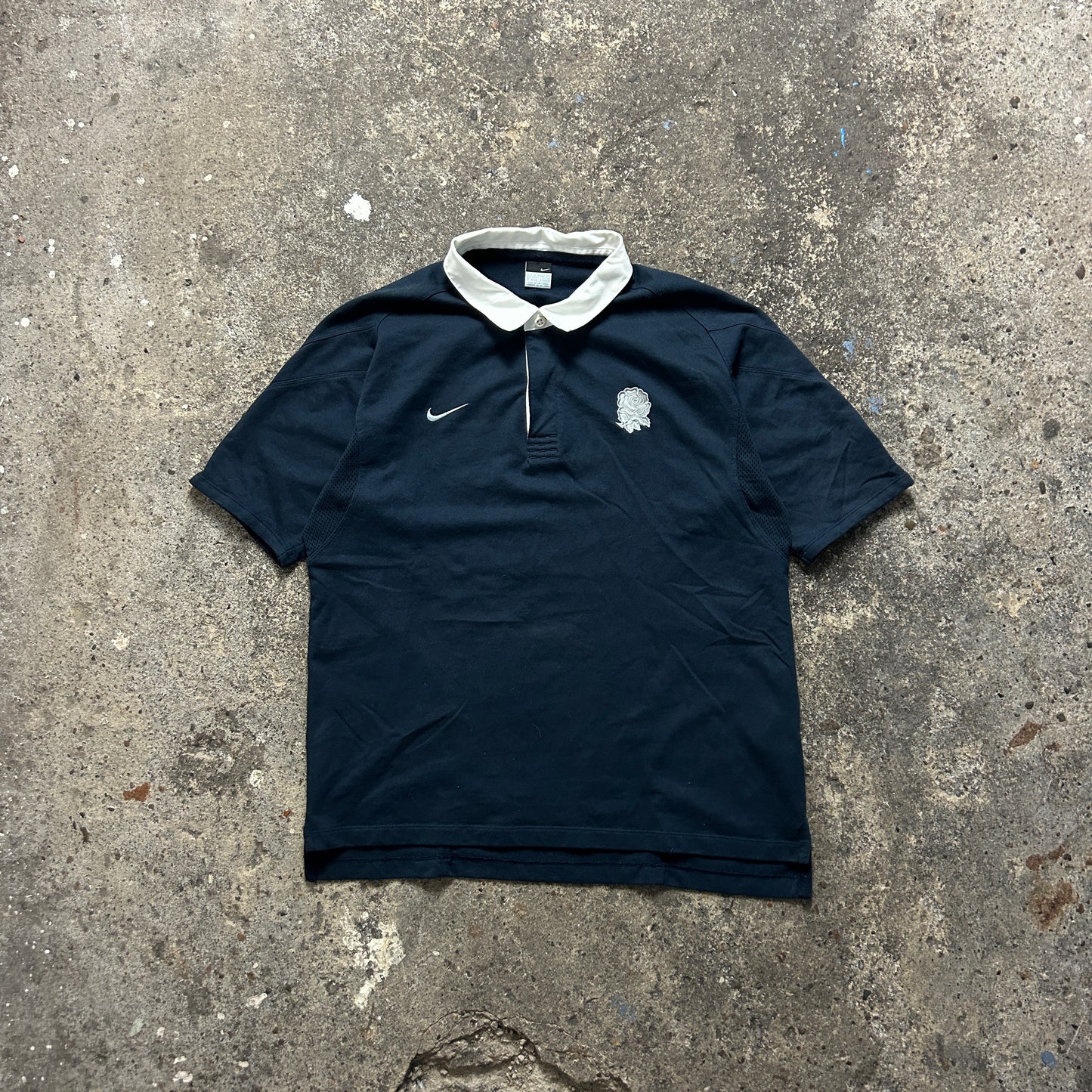 Vintage Nike Rugby England Polo Shirt (XL)