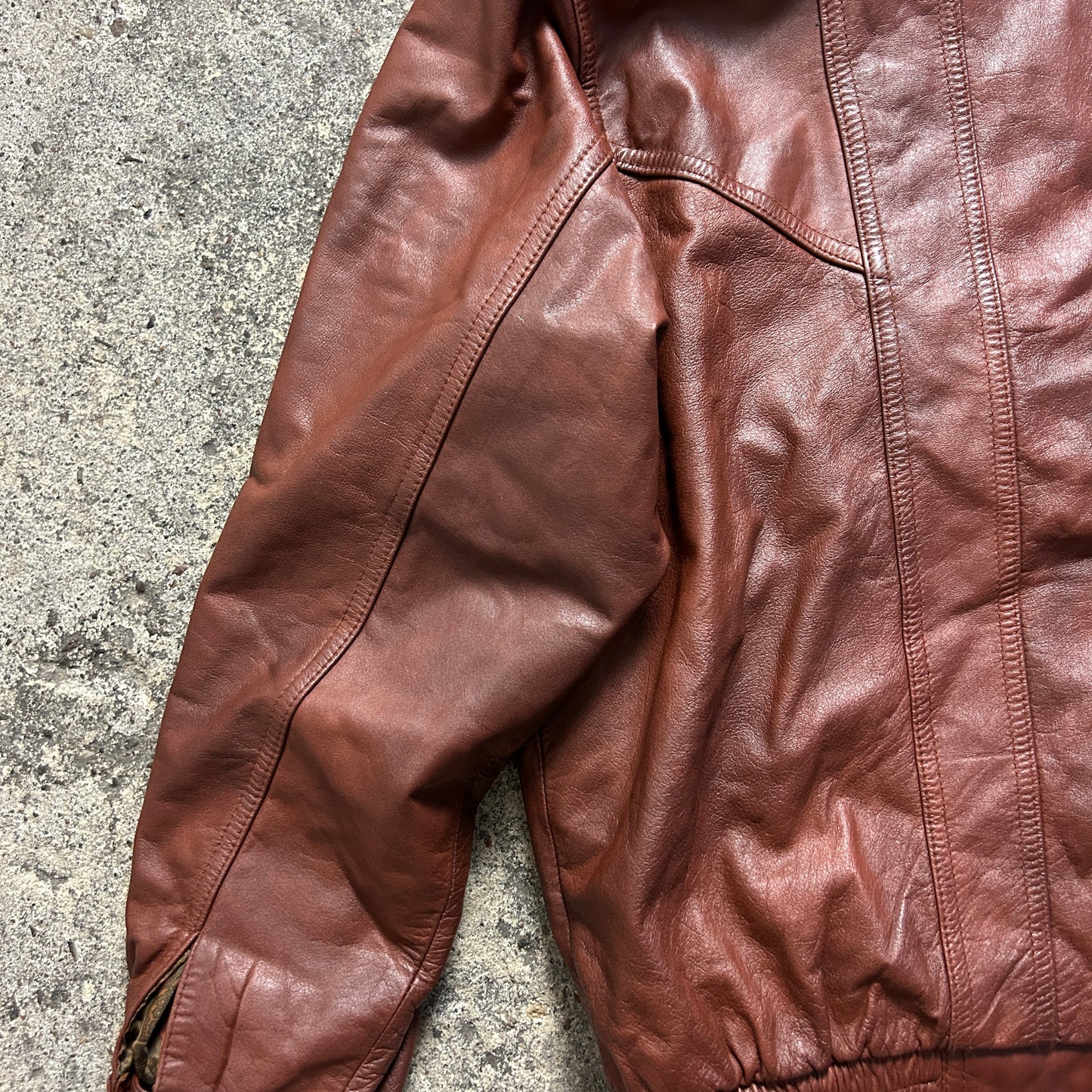 Vintage Leather Jacket (XXL)