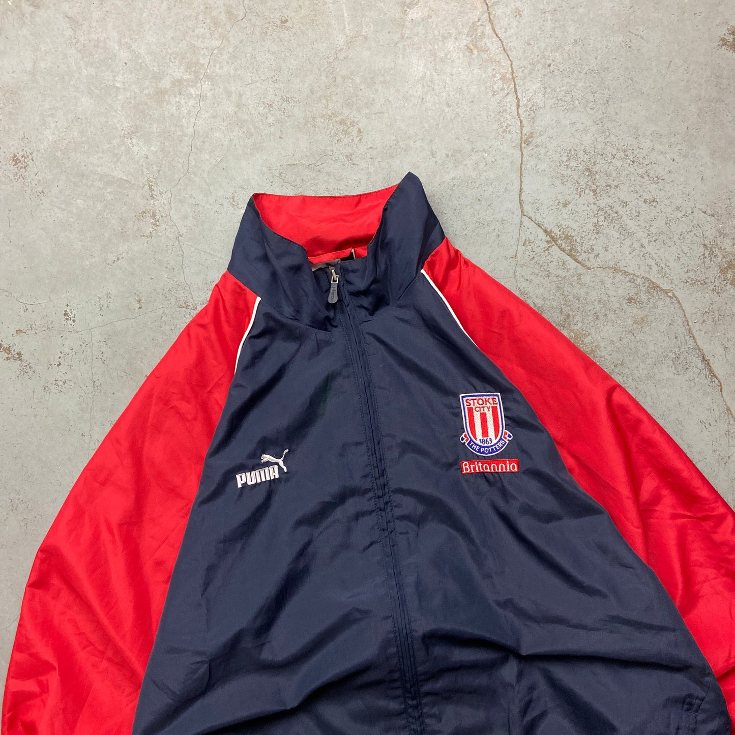 Vintage Puma Stoke City Trackjacket (L)