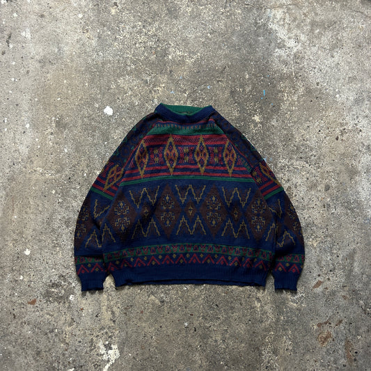 Vintage Knit Sweater (XL)