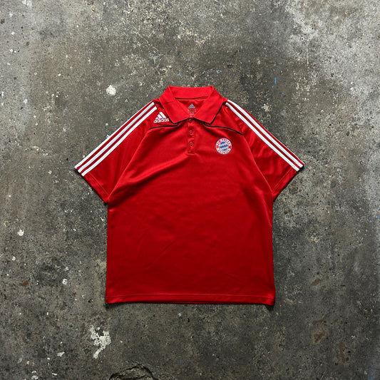 Vintage Adidas FC Bayern Polo Shirt (XL)