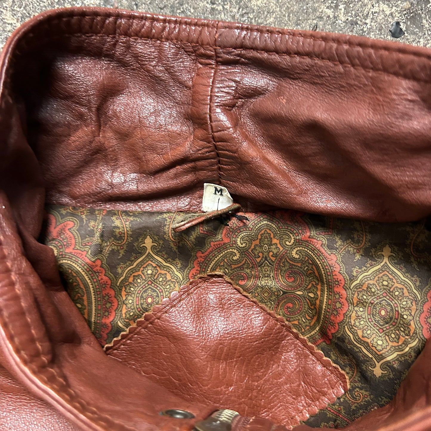 Vintage Leather Jacket (XXL)