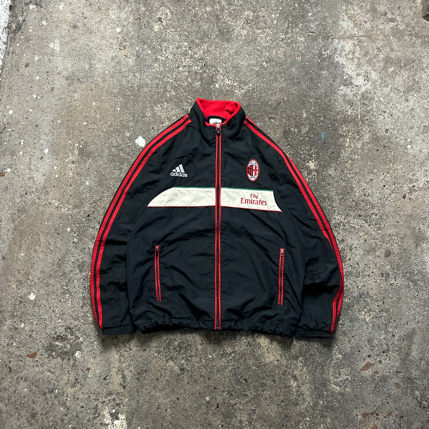 Vintage Adidas AC Milan Trackjacket (L)