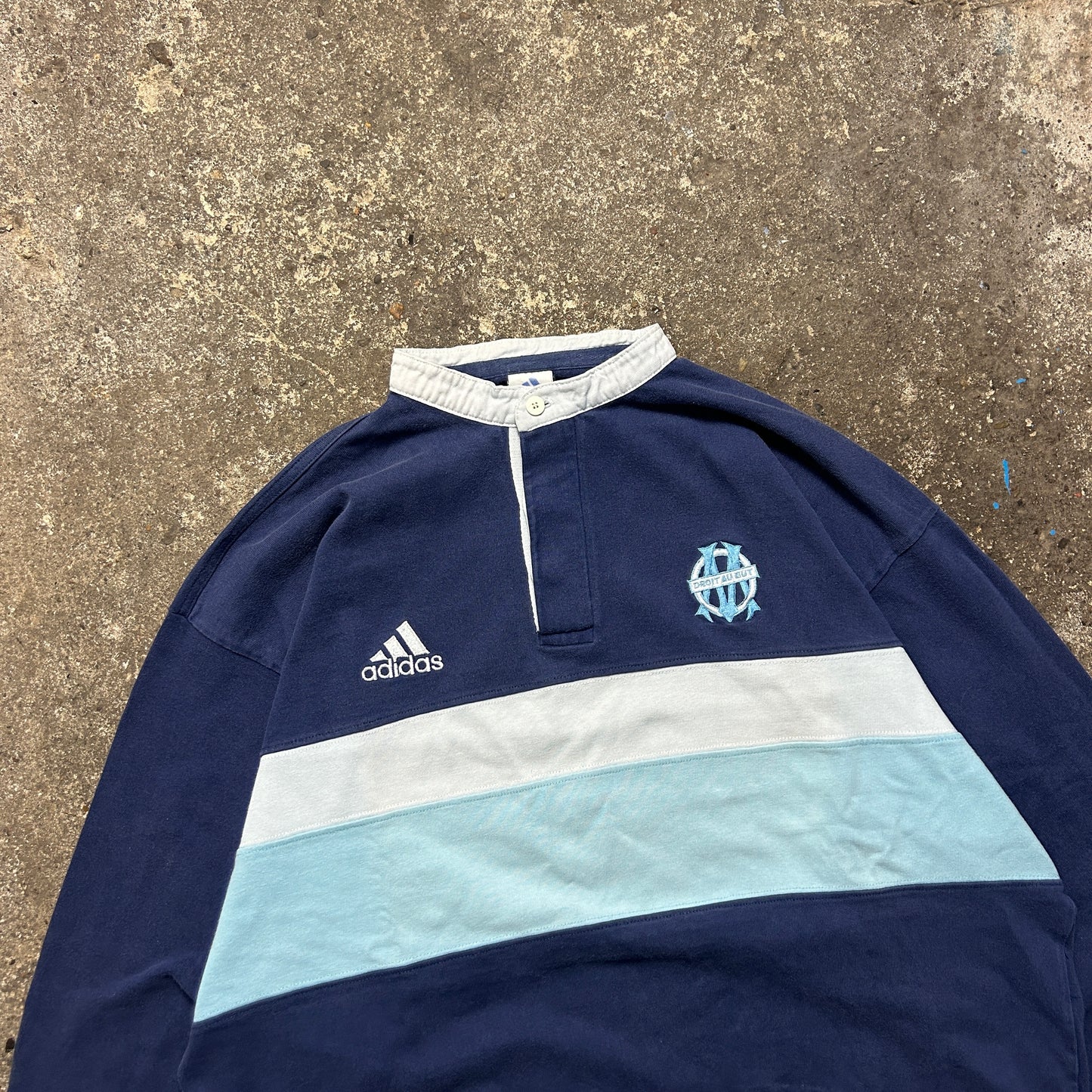 Vintage Adidas Olympique Marseille Longsleeve (XL)