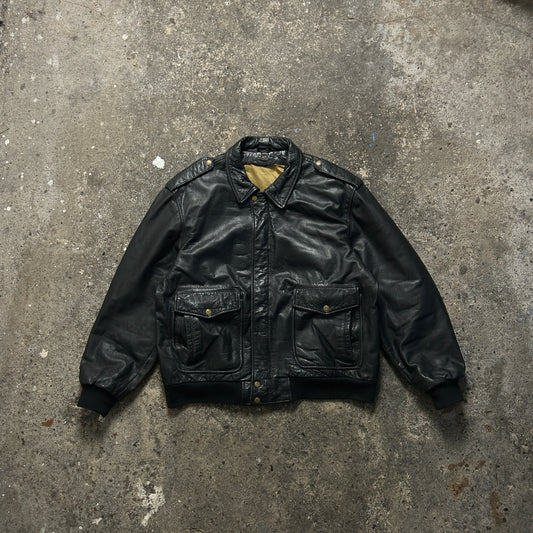 Vintage Leather Jacket (L)