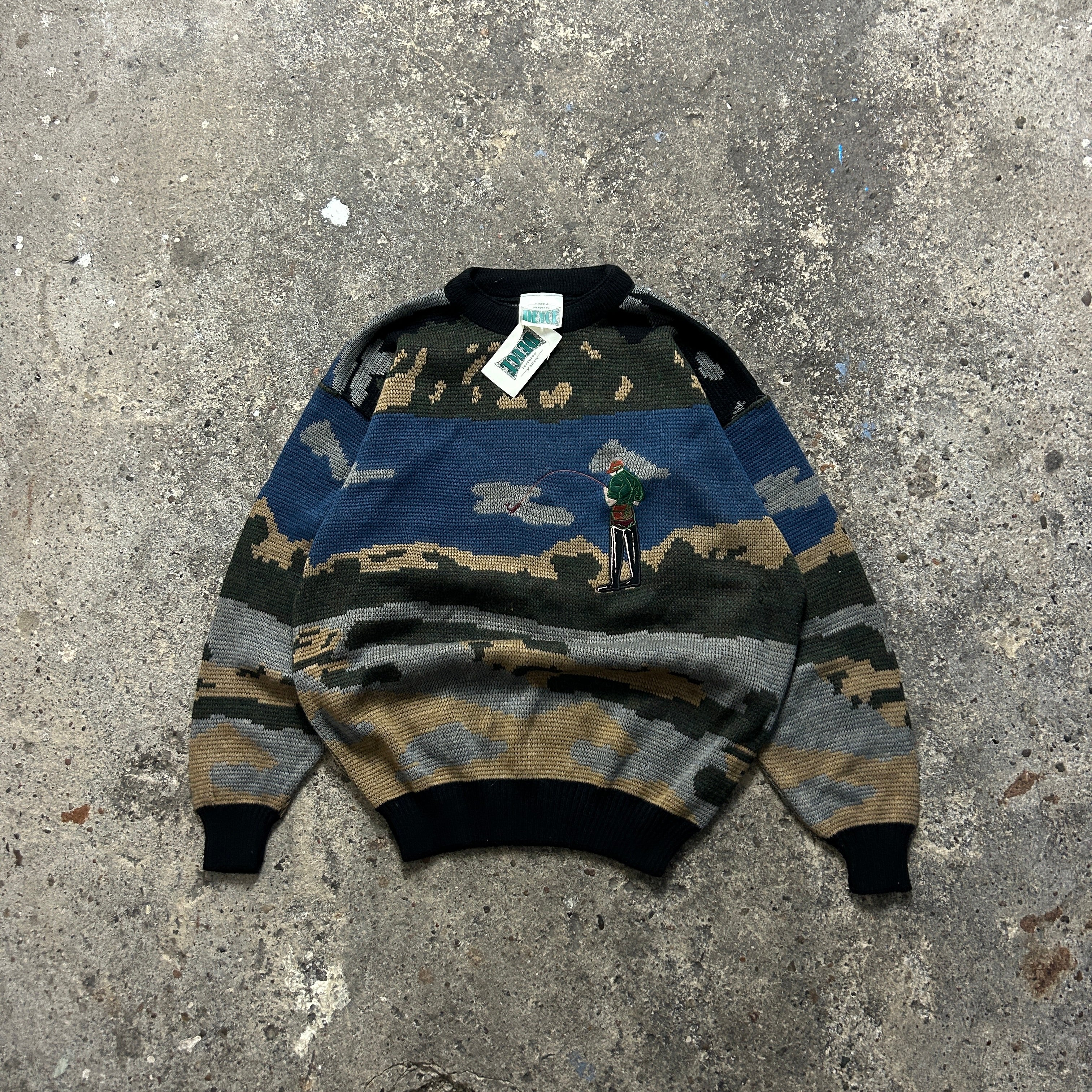 Vintage Knit Sweater (XL)