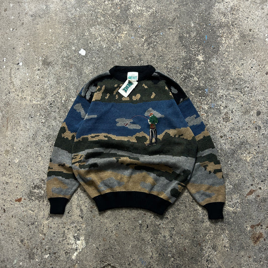 Vintage Knit Sweater (XL)