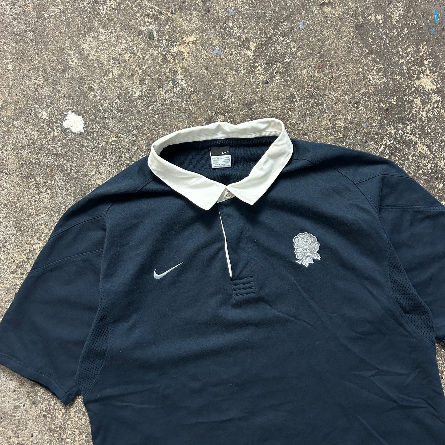 Vintage Nike Rugby England Polo Shirt (XL)