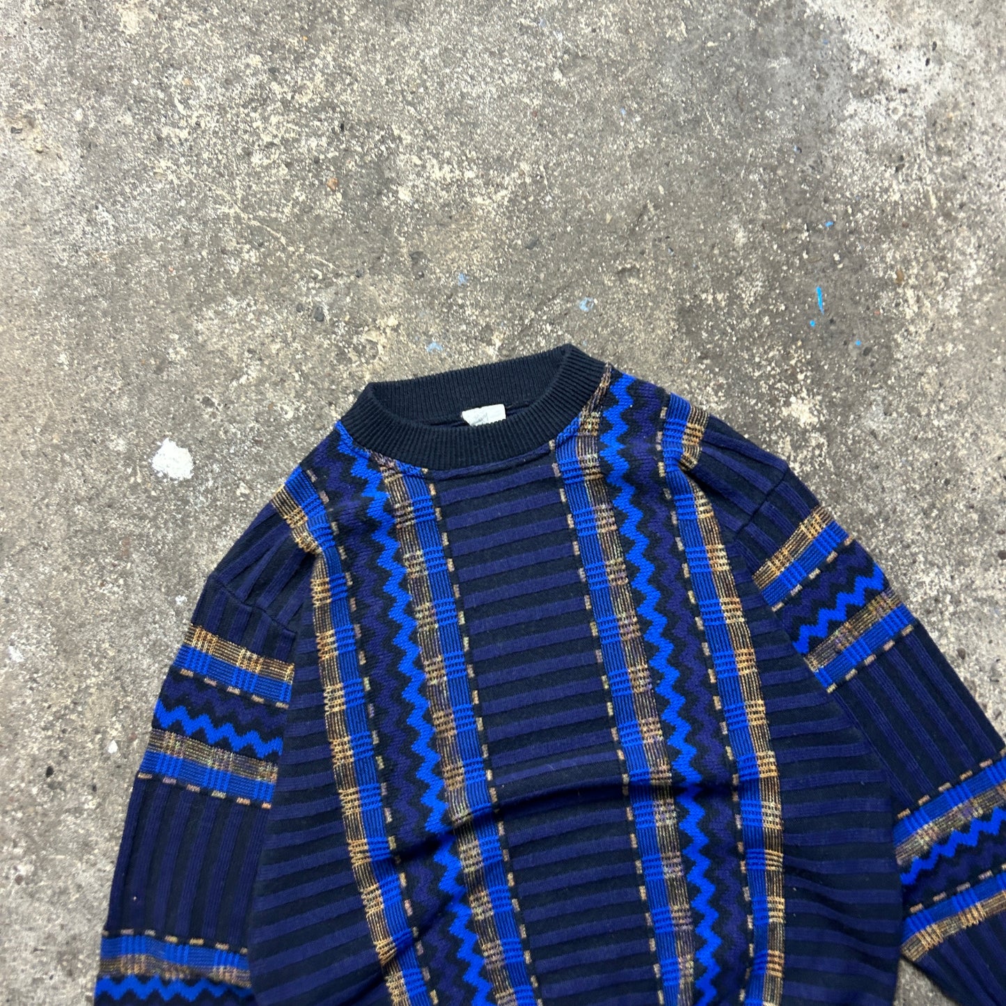 Vintage Coogi Style Knit Sweater (L)