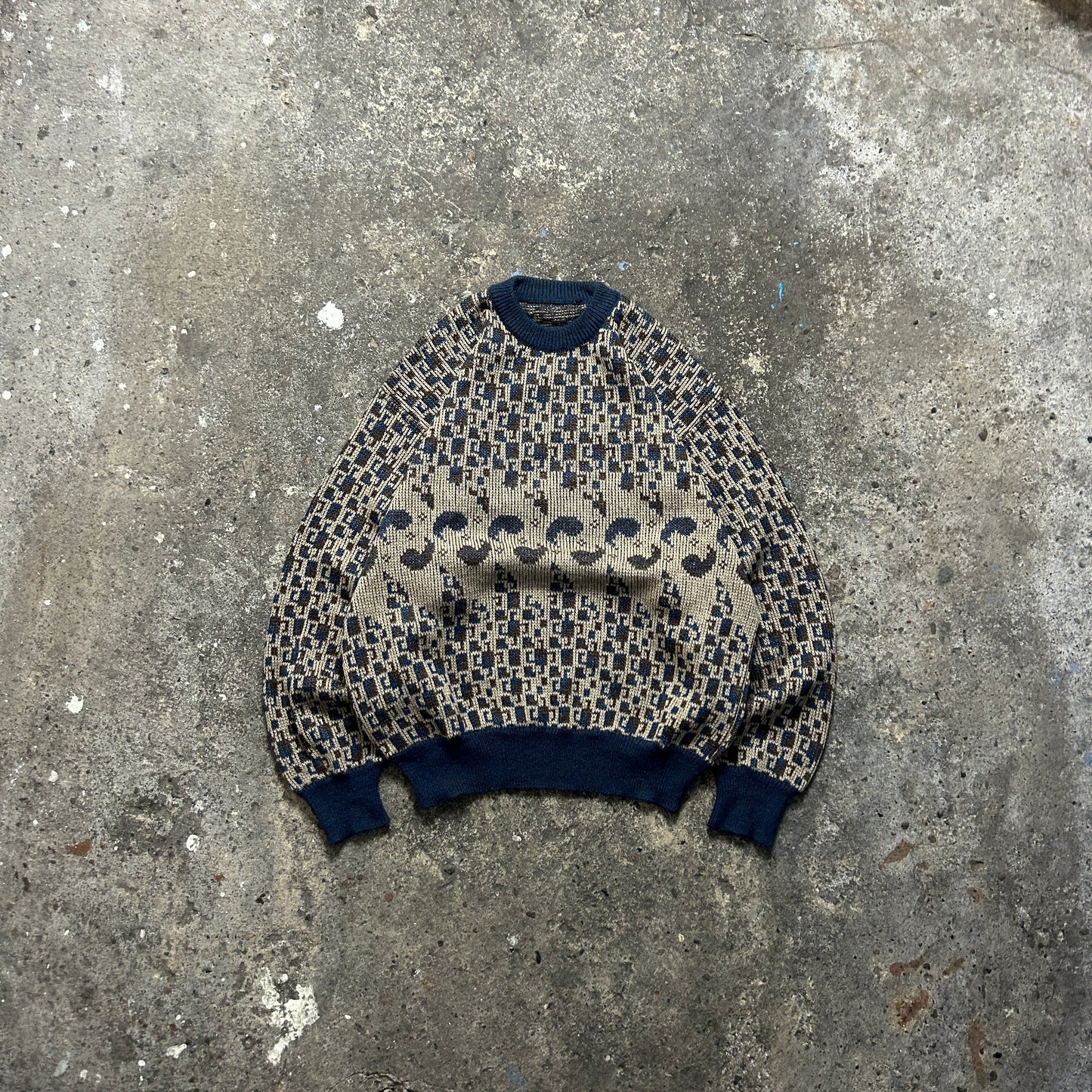 Vintage Knit Sweater (XL)