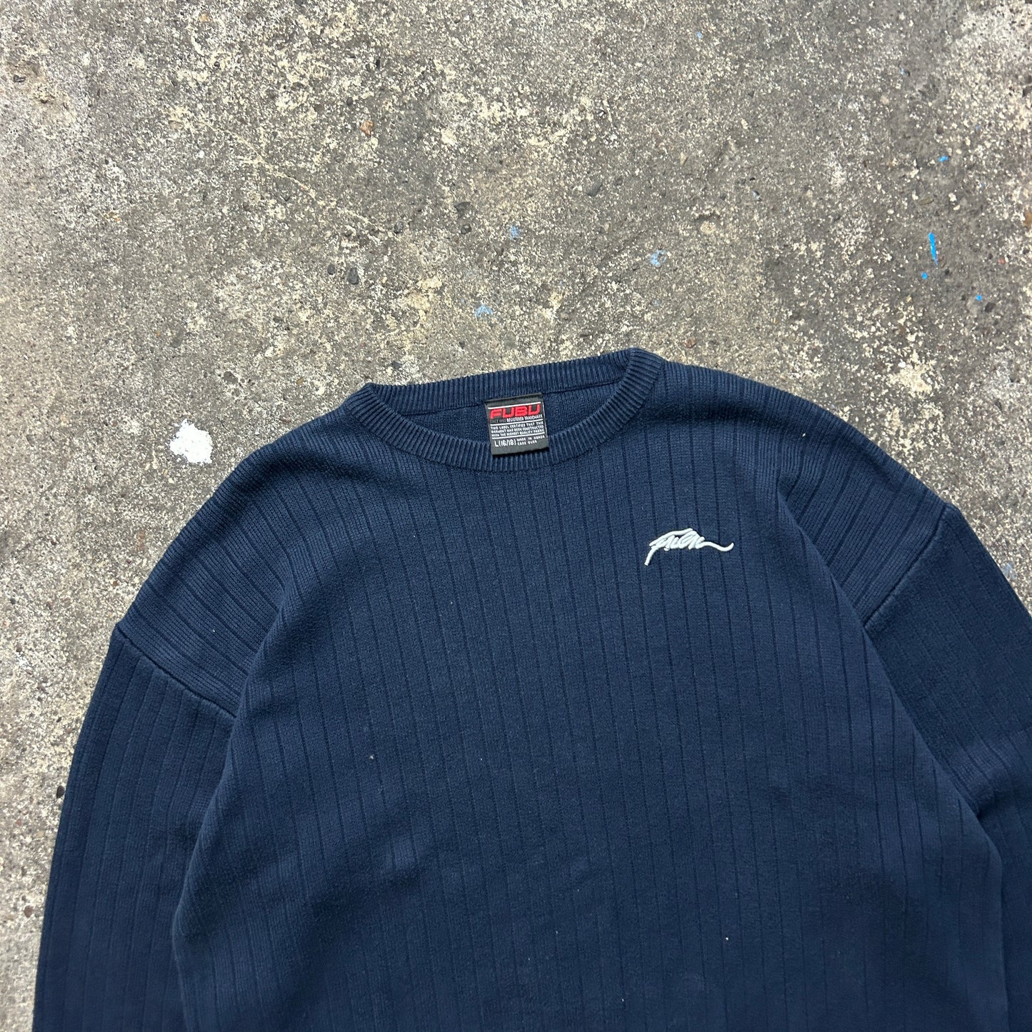 Vintage Fubu Knit Sweater (L)