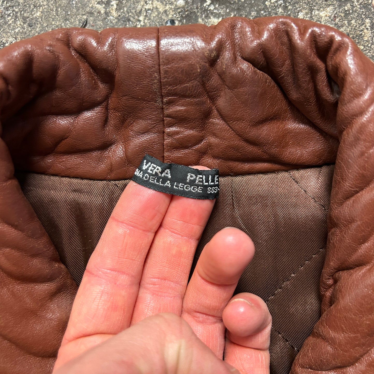 Vintage Leather Jacket (M)