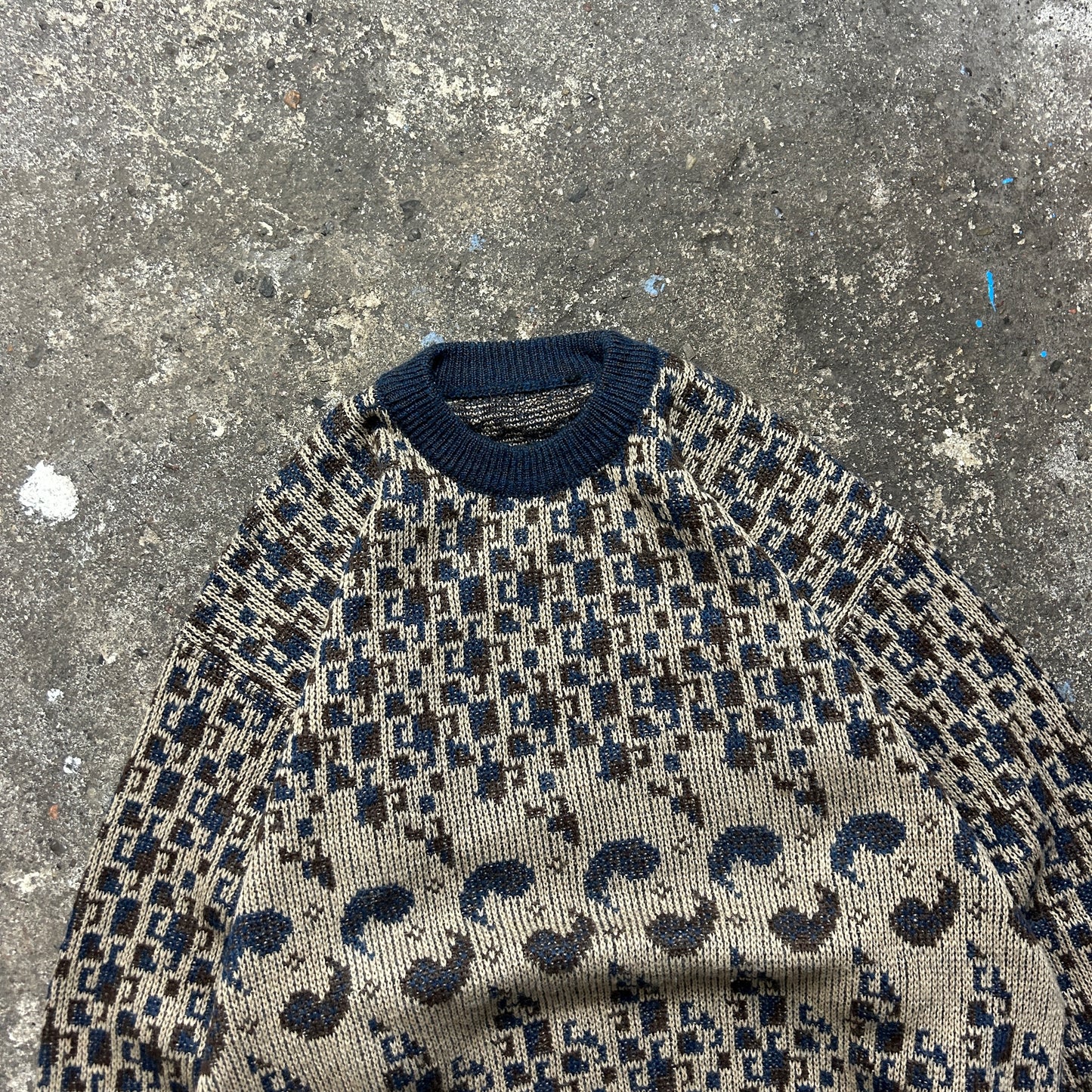 Vintage Knit Sweater (XL)