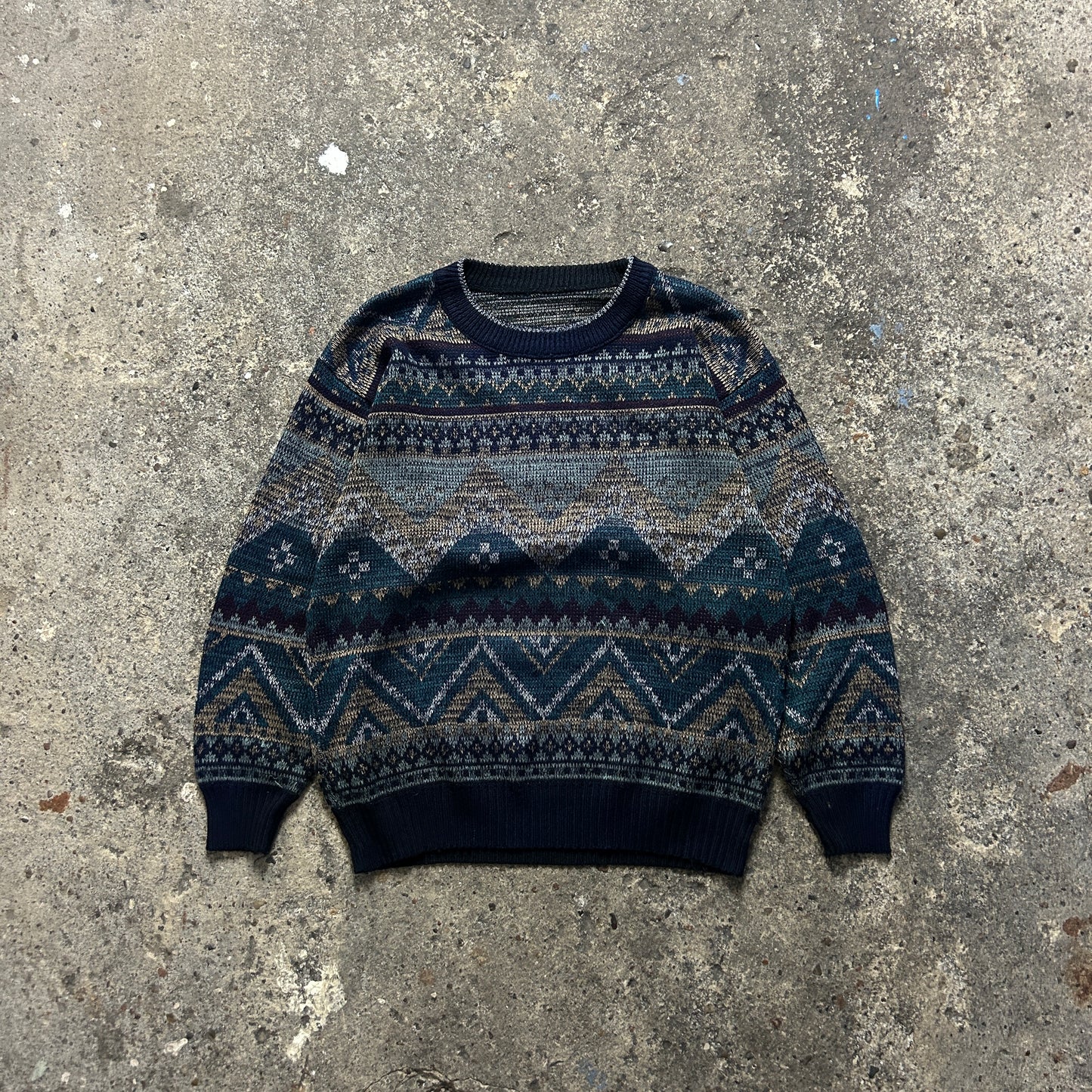 Vintage Knit Sweater (M)