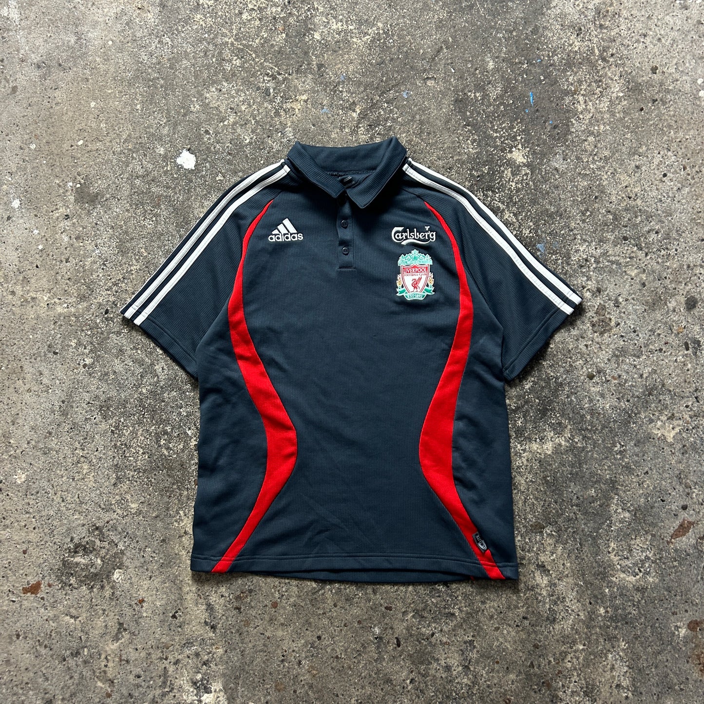 Vintage Adidas Liverpool Polo Shirt (S)