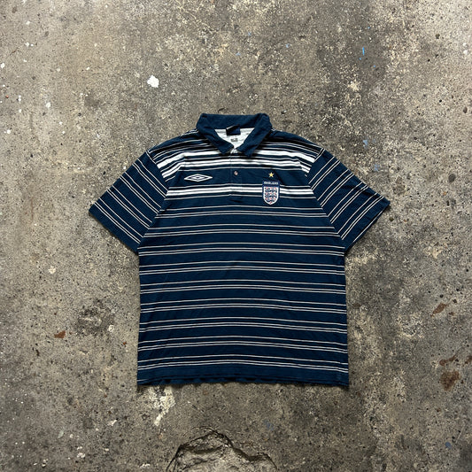 Vintage Umbro England Polo Shirt (XL)