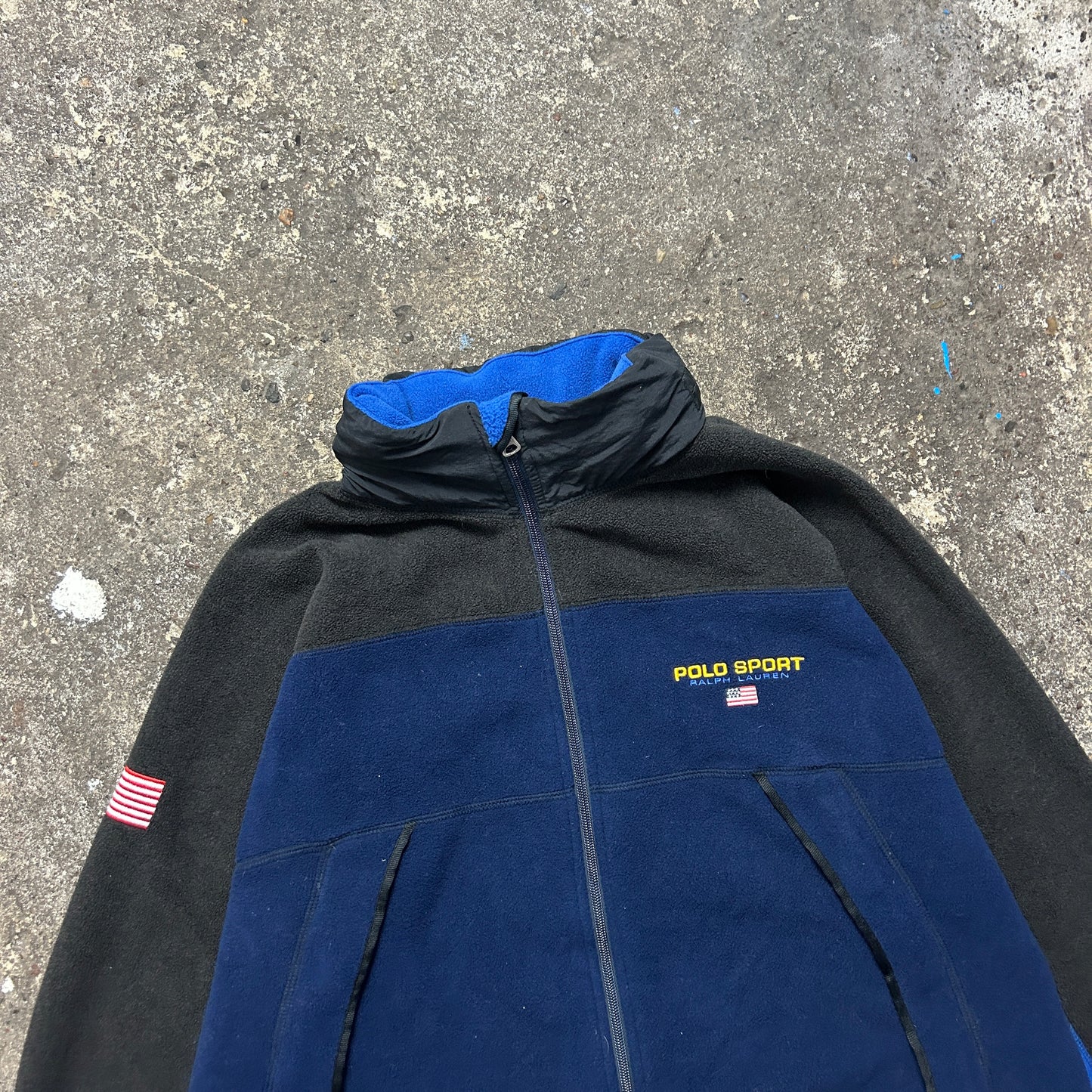 Vintage Polo Sport Fleece Zipper (L)