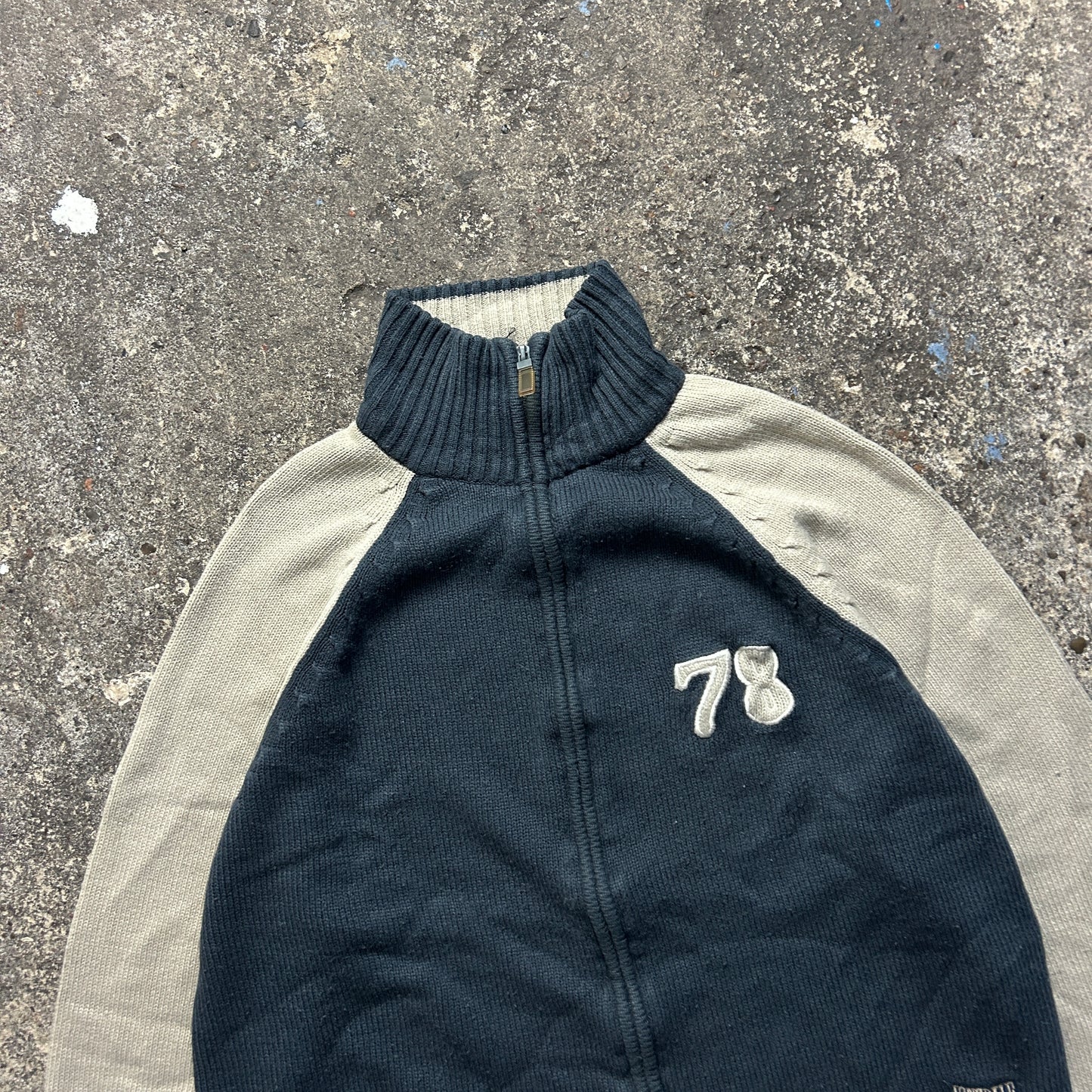 Vintage Lonsdale Knit Zipper (L)
