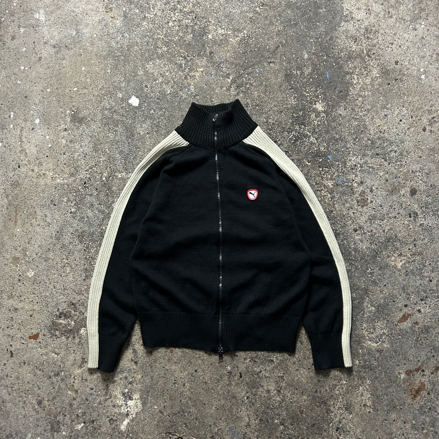 Vintage Puma Knit Zipper (L)